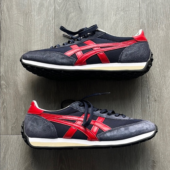 Onitsuka Tiger by Asics Sneakers - Navy and Red - Picture 1 of 6